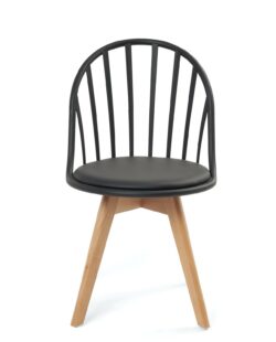chaise-design-scandinave-coussin-noir-kayelles