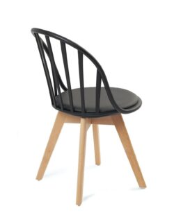 chaise-scandinave-design-confort-coussin-noir chaise-scandinave-design-confort-coussin-noir