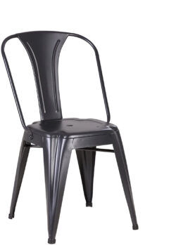 lot chaise industrielle style tolix noir