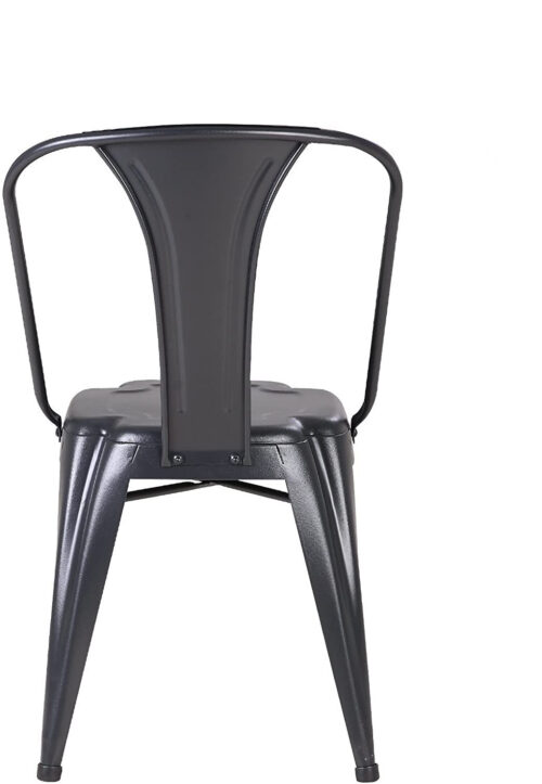 lot chaise industrielle style tolix noir lot chaise industrielle style tolix noir