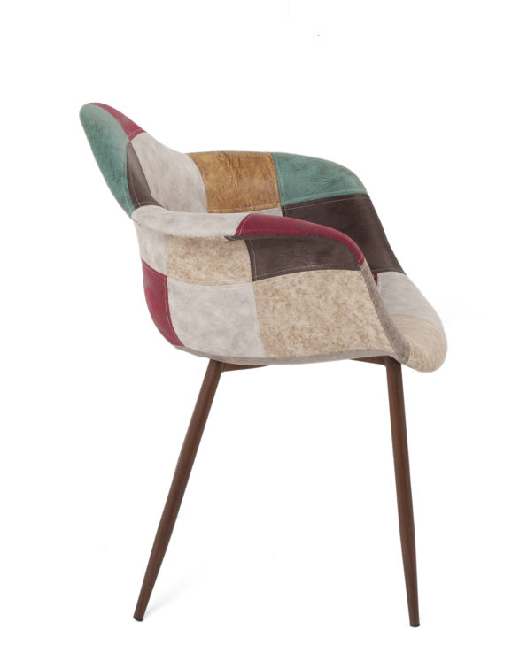 fauteuil-patchwork-tissu-simili-cuir-kayelles