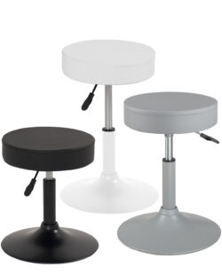 tabouret-stable-pivotant-360-reglable-hauteur-pas-cher-blanc-noir-gris