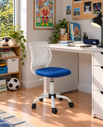 Chaise de bureau enfants, 678 SAWI blanc et bleu