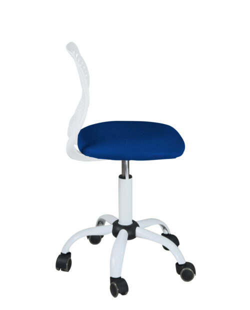 chaise-bureau-enfant-ado-etudiant-pas-cher-blanc-bleu-mesh chaise-bureau-enfant-ado-etudiant-pas-cher-blanc-bleu-mesh