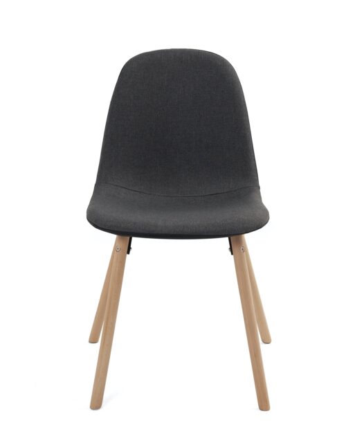 chaise-scandinave-bois-tissu-gris-simili-kayelles chaise-scandinave-bois-tissu-gris-simili-kayelles
