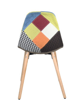 kayelles-lot-4-chaises-scandinaves-pas-cher-patch-tissu-fleur