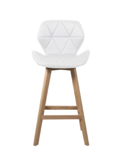 chaise-bar-design-scandinave-similicuir-blanc-pieds-bois-kayelles