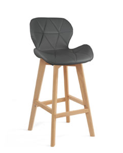 chaise-haute-design-scandinave-gris-kayelles
