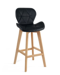 chaise-haute-design-scandinave-noir-kayelles