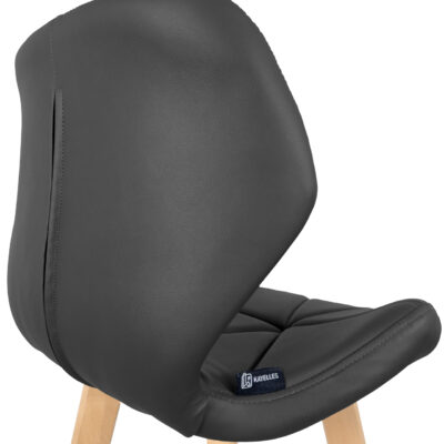 chaise-scandinave-design-simili-noir-kayelles-fati