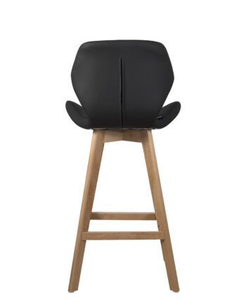 chaises-hautes-scandinaves-lot-2-assise-noir-design-pieds-bois-kayelles