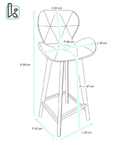 lot-2-chaises-bar-design-scandinave-simili-pieds-bois-kayelles