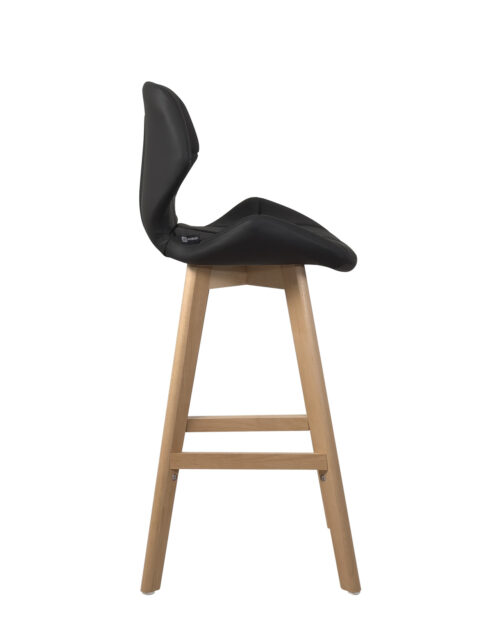 lot-2-chaises-hautes-bar-design-scandinave-simili-noir-pieds-bois-kayelles lot-2-chaises-hautes-bar-design-scandinave-simili-noir-pieds-bois-kayelles