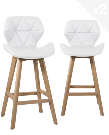 lot-2-chaises-hautes-scandinave-simili-blanc-pieds-bois-kayelles