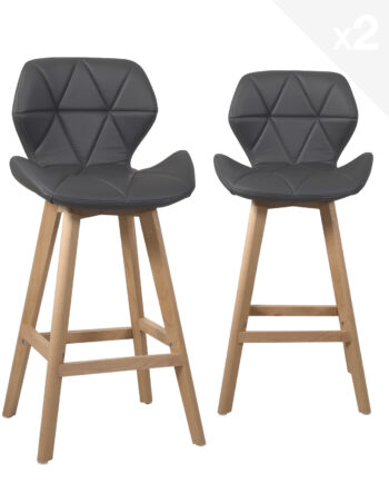 lot-2-chaises-hautes-scandinave-simili-gris-pieds-bois-kayelles