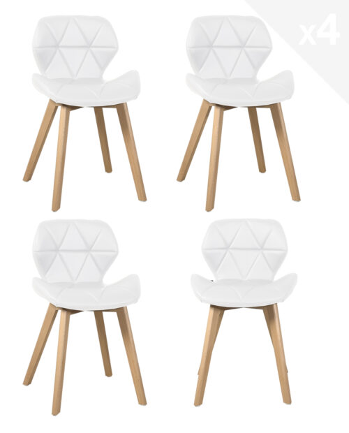 lot-4-chaises-scandinave-design-moderne-blanc-bois-fati