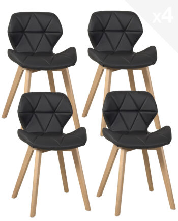 lot-4-chaises-scandinave-design-moderne-noir-bois-fati