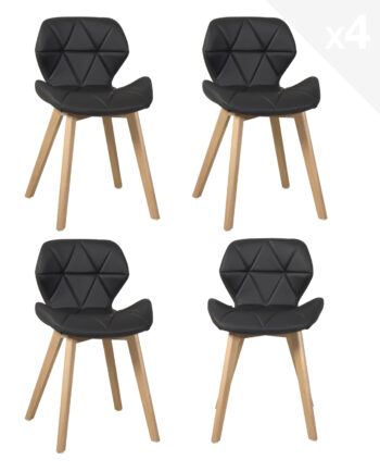 lot-4-chaises-scandinave-design-moderne-noir-bois-fati