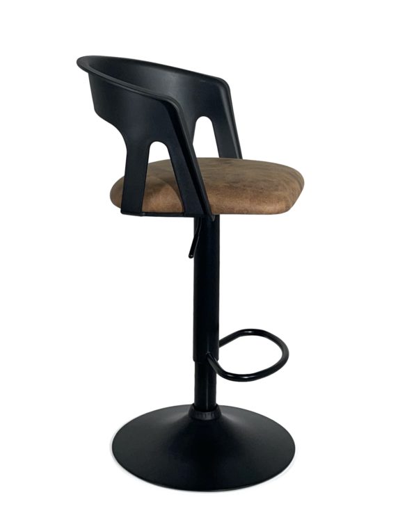 chaise-haute-Bar-cuisine-dossier-Lot-2-accoudoirs-noir--marron