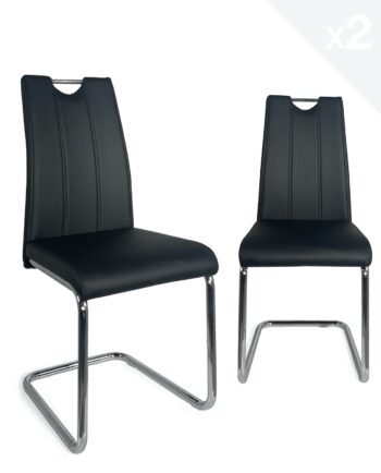 chaises-salon-salle-manger-poignees-design-noir-abla-kayelles