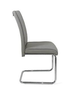 lot-2-chaises-salle-manger-confort-design-gris-clair-sejour