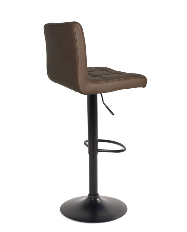 chaises-bar-hautes-matelassees-design-confort-noir-marron-sivan