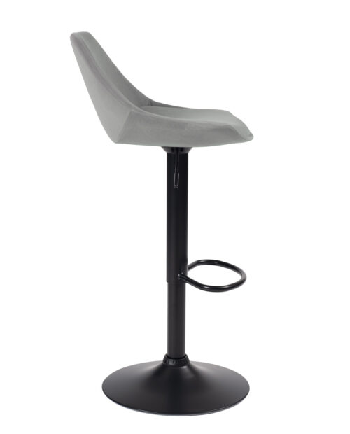 chaise-bar-design-velours-gris-clair-sono-lot-2 chaise-bar-design-velours-gris-clair-sono-lot-2