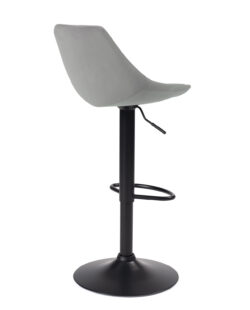 chaise-haute-bar-design-velours-gris-clair-sono-lot-de-2
