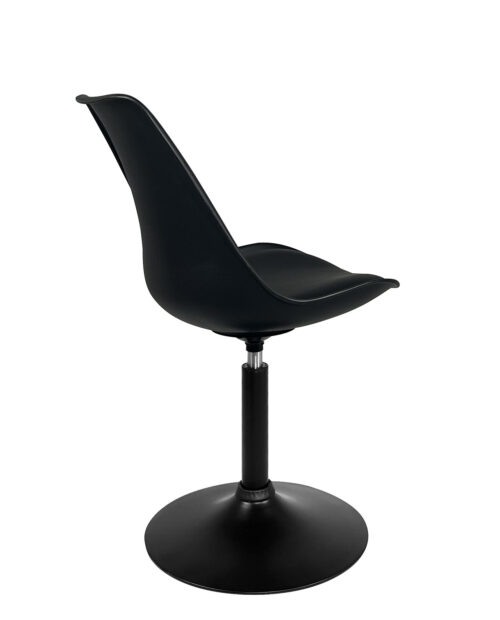 chaise-salle-manger-noir-tulipe-kayelles chaise-salle-manger-noir-tulipe-kayelles