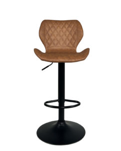 lot-2-chaises-bar-design-noir-marron-vintage-cuisine-kayelles
