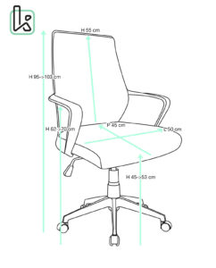 chaise-bureau-fama-kayelles-dimensions