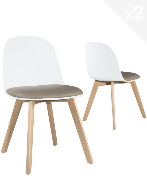 lot-2-chaises-scandinaves-blanc-coussin-gris-pied-bois-ufi