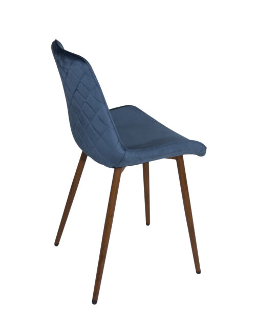 chaise-capitonne-velours-bleu-salle-manger-madi chaise-capitonne-velours-bleu-salle-manger-madi
