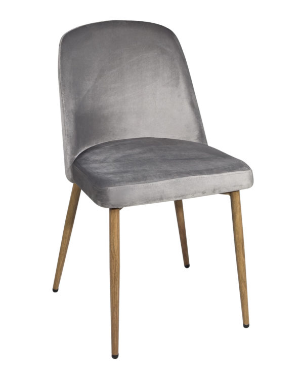 chaises-salle-manger-velours-gris-dima-kayelles