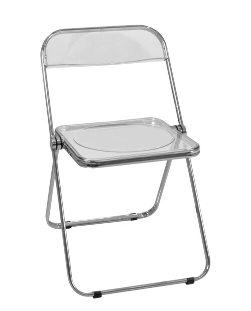 chaise-pliable-design-transparent-cristal-chrome-kayelles chaise-pliable-design-transparent-cristal-chrome-kayelles
