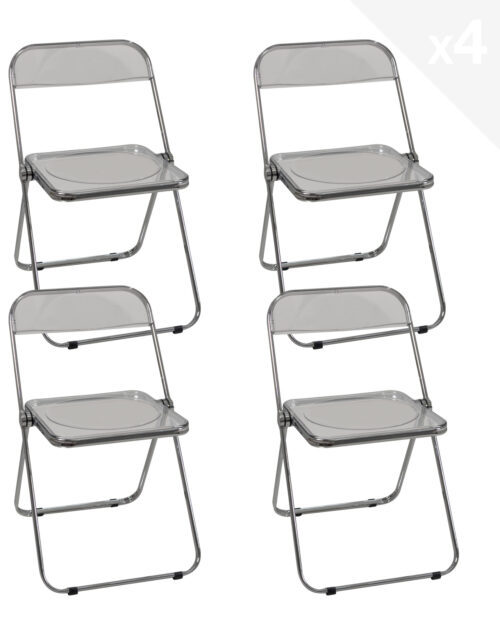 lot-4-chaises-pliables-design-transparent-cristal-chrome-kayelles