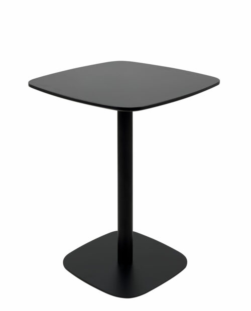 sila-table-a-manger-cuisine-carré-60-cm-noir Table bistrot carrée SILA noire 60 cm design 2 personnes