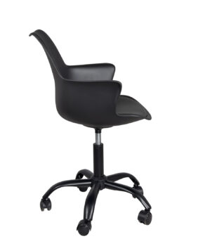 chaise-bureau-design-accoudoir-noir-coussin-moto-kayelles