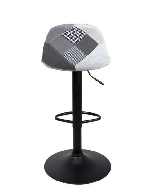 tabouret-bar-cuisine-pas-cher-kayelles-SIG-noir-gris-patchwork tabouret-bar-cuisine-pas-cher-kayelles-SIG-noir-gris-patchwork