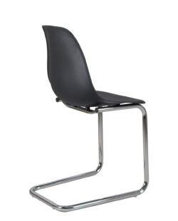 chaise-salle-manger-cuisine-chrome-plastique-noir-kayelles-lot-2