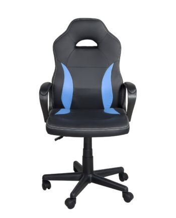 chaise-gamer-fauteuil-bureau-gaming-ado-noir-bleu-kayelles