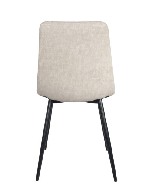 chaise-beige-salle-manger-matelassee-rembourree-tissu-pied-metal-noir-kayelles chaise-beige-salle-manger-matelassee-rembourree-tissu-pied-metal-noir-kayelles