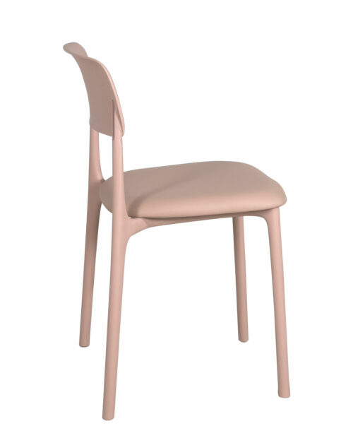 chaise-cuisne-rose-coussin-pied-plastique-design-confort-lot-2-RIM chaise-cuisne-rose-coussin-pied-plastique-design-confort-lot-2-RIM