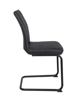 chaise-rembourree-sejour-salon-design-cantilever-metal-noir-microfibre-noir-vintage