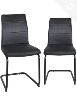 kayelles-lot-2-chaises-salon-design-cantilever-metal-noir-microfibre-noir-vintage