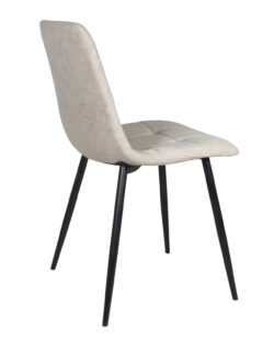 lot-4-chaises-beige-salle-manger-matelassee-rembourree-tissu-pied-metal-noir lot-4-chaises-beige-salle-manger-matelassee-rembourree-tissu-pied-metal-noir