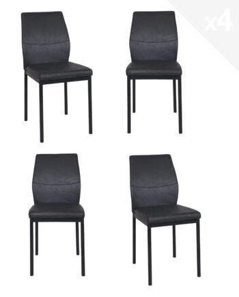 lot-4-chaises-moderne-salle-manger-simili-cuir-vintage-noir-kayelles