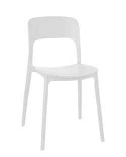 chaise-cuisine-plastique-blanc-empilables-design-pas-cher