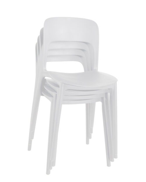 chaises-cuisine-empilables-blanc-pas-cher-kayelles chaises-cuisine-empilables-blanc-pas-cher-kayelles