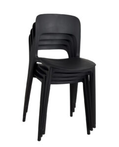 chaises-cuisine-empilables-noir-pas-cher-kayelles